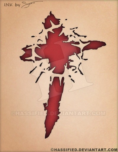 Blood Cross - printable, vector, svg, art