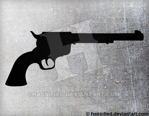 Colt Pistol - printable, vector, svg, art