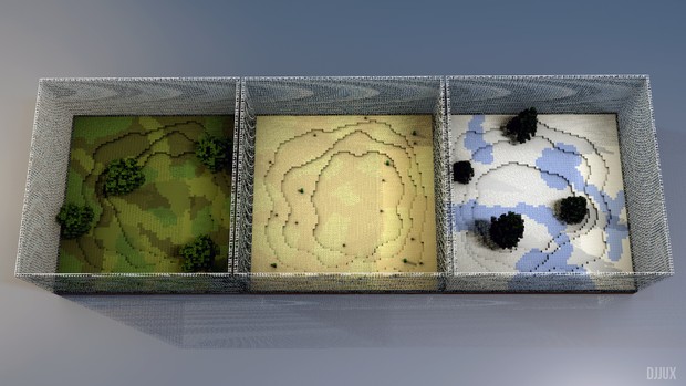 3 PvP/1v1/Practice Arenas Pack