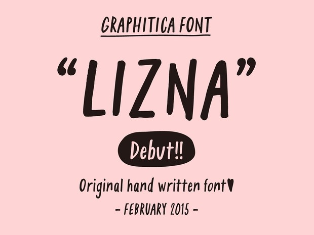 Font : PHITICA_LIZNA