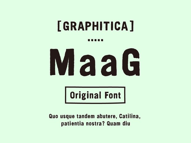Font : PHITICA_MaaG