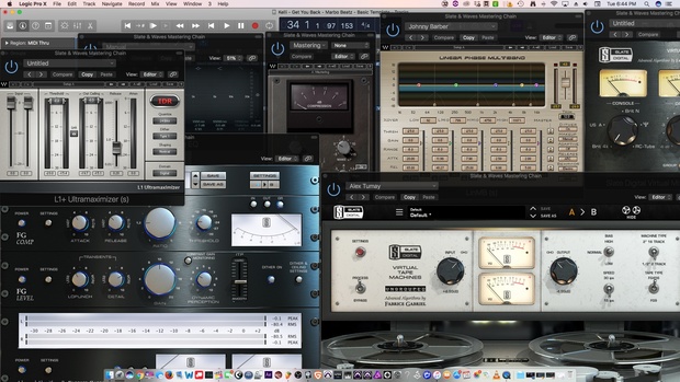 Mastering Chain for Logic Pro X: Slate Digital & Waves Plugins Regquired