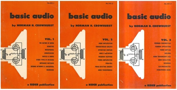 BASIC AUDIO Vol. 1-3 - Intro to Tube Hi-Fi - Crowhurst, 1959