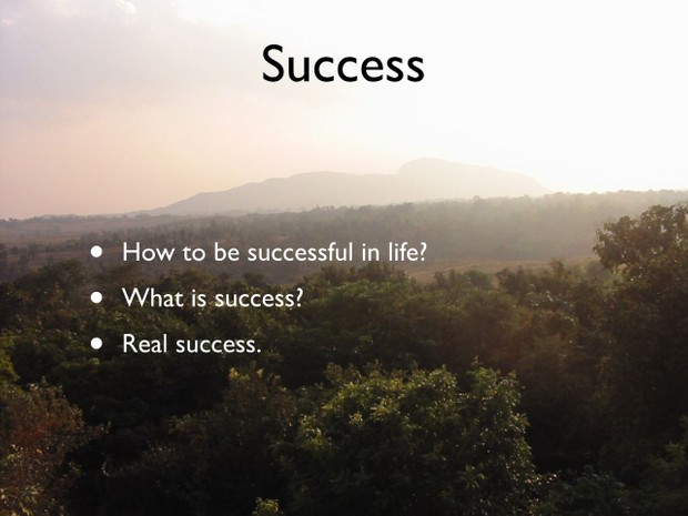 Three Factors for Spiritual Success in Life