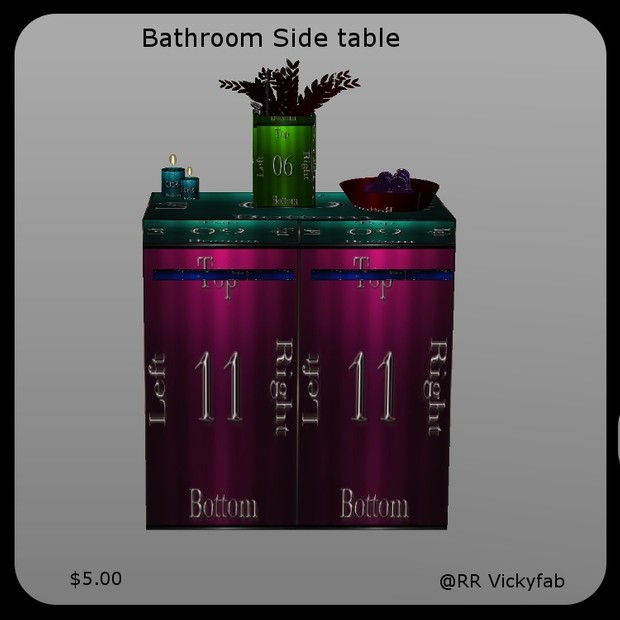 Bathroom Side table