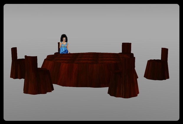 Tree Table Set Mesh