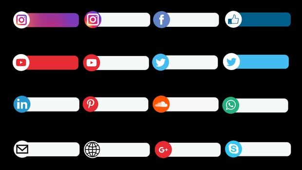 Animated Social Media Handles.. in 360! + Tutorial