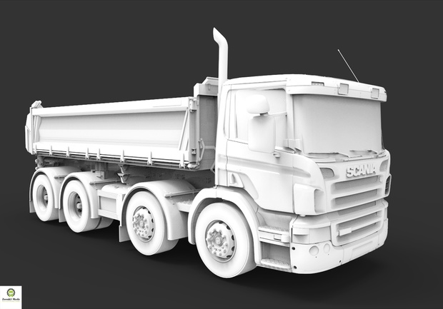 Scania P410 Tipper