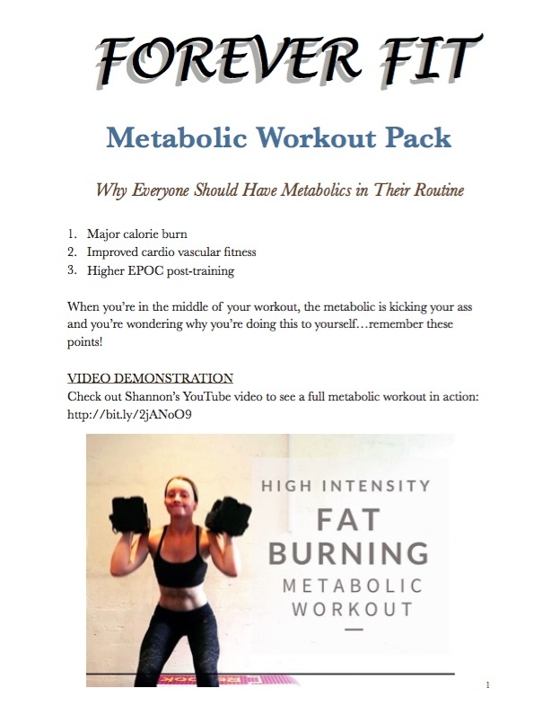 Metabolic Workout Pack
