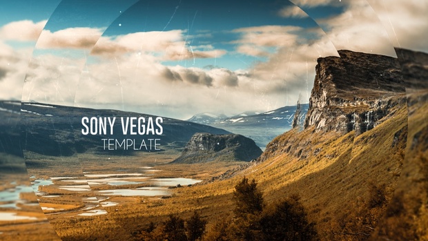 Template Parallax Slideshow sony vegas 12 13