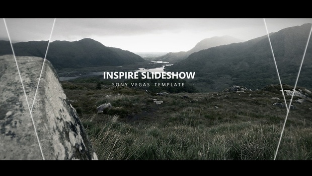 Template Inspire Photo Slideshow sony vegas 12 13 14
