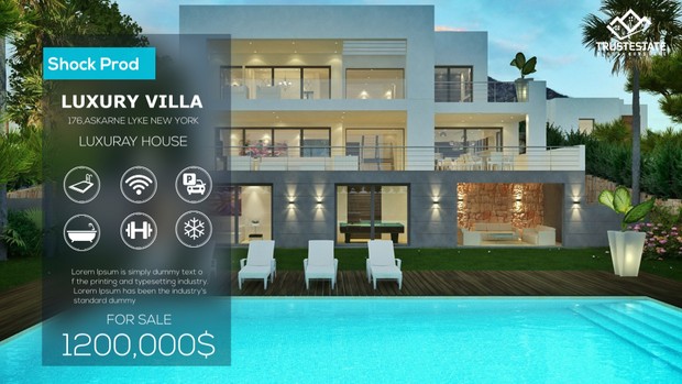 Template Real Estate Slideshow sony vegas 12 13 14