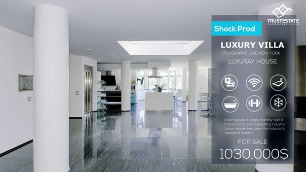 Template Real Estate Slideshow sony vegas 12 13 14