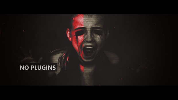 Template Horror Glitch sony vegas 12 13 14