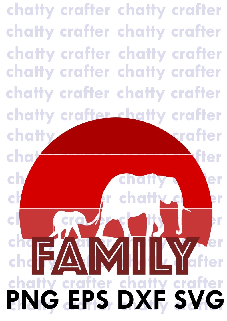 Free Free 271 Elephant Family Svg SVG PNG EPS DXF File