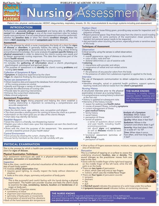 Nursing Assessment