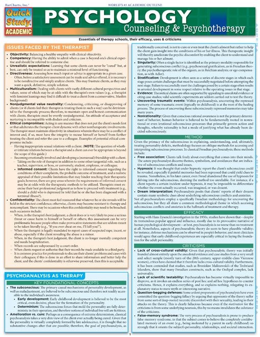 Psychology: Counseling & Psychotherapy
