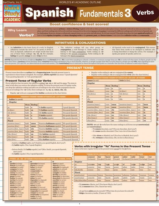 Spanish Fundamentals 3