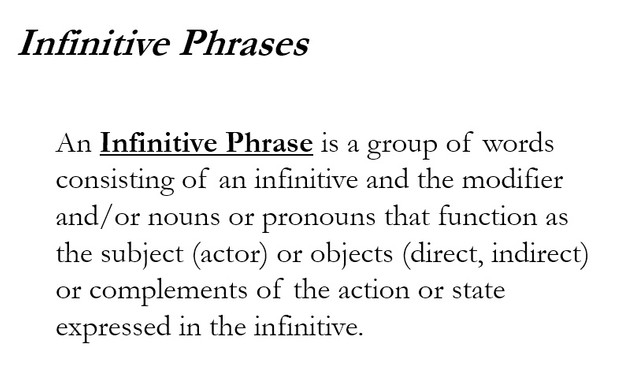Quick Review Verbals - Grammar Presentation & Handout