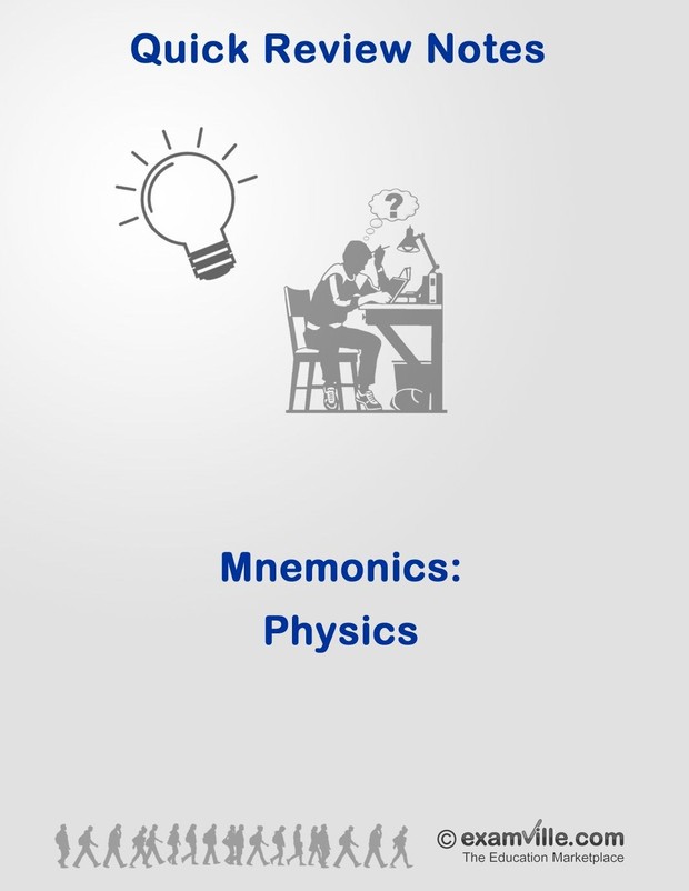 Mnemonics for Physics Students