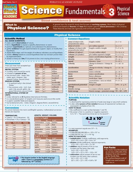 Science Fundamentals 3 Physical Science