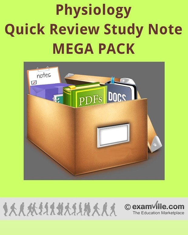 Physiology Quick Review Study Notes - Mega Pack