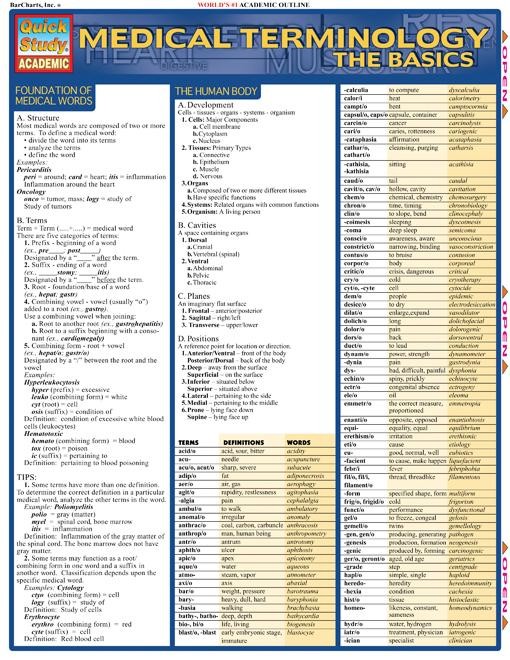 The Basics of Medical Terminologies