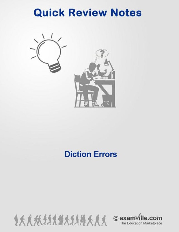 English Grammar Review - Diction Errors