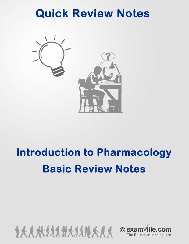 Introduction to Pharmacology Quick Review Notes