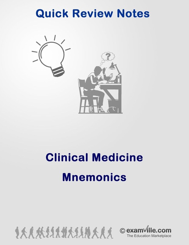 Clinical Medicine Mnemonics