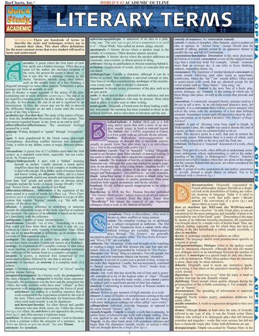 Literary Terms