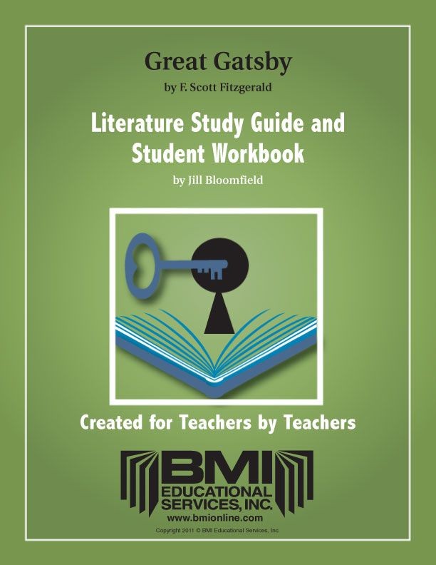 The Great Gatsby: Study Guide and Student Workbook (Enhanced ebook)