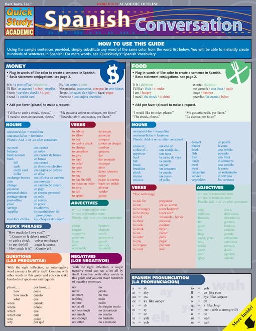 Spanish Conversation Quick Review Guide