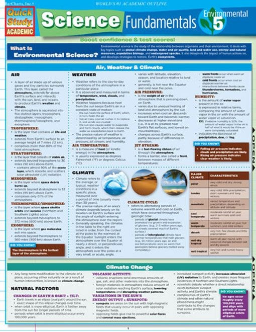 Science Fundamentals 5 Environmental Science