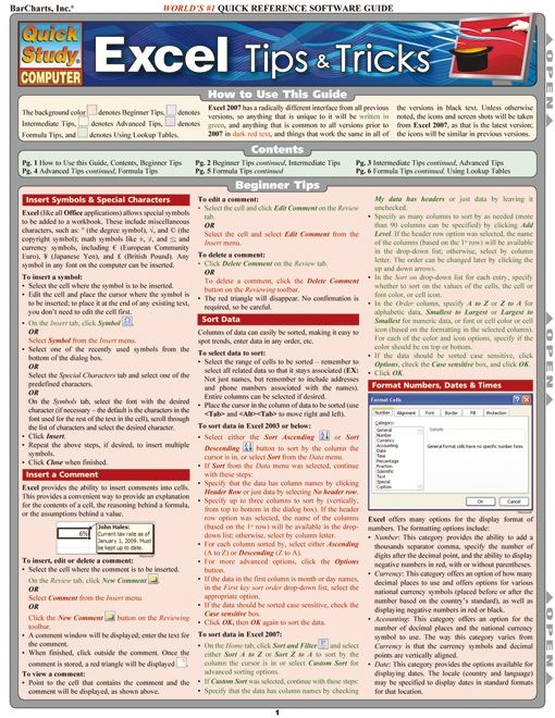 Excel Tips & Tricks