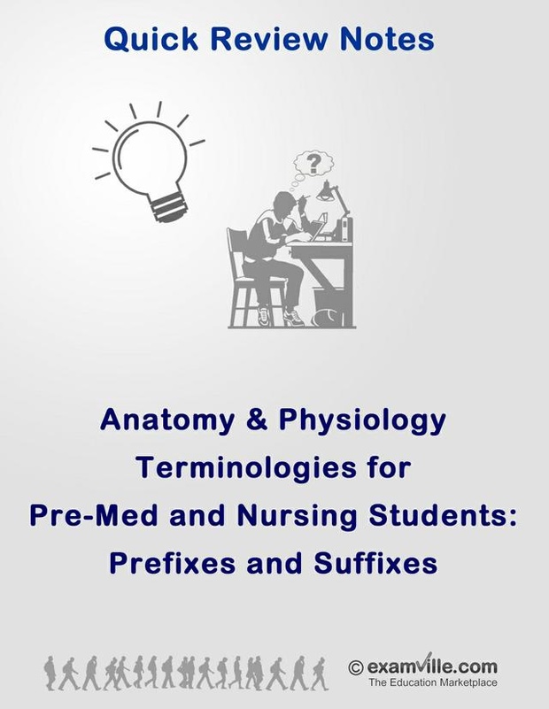 Human Anatomy & Physiology - Suffixes and Prefixes
