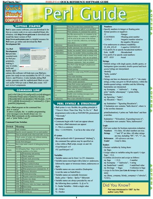 Perl Guide