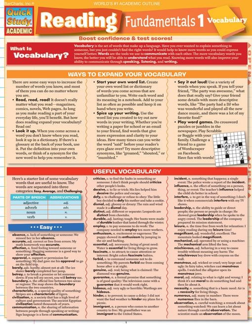 Reading Fundamentals 1
