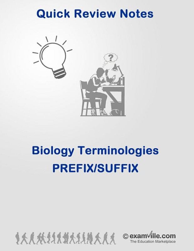 Biology Terminologies - Prefic and Suffix