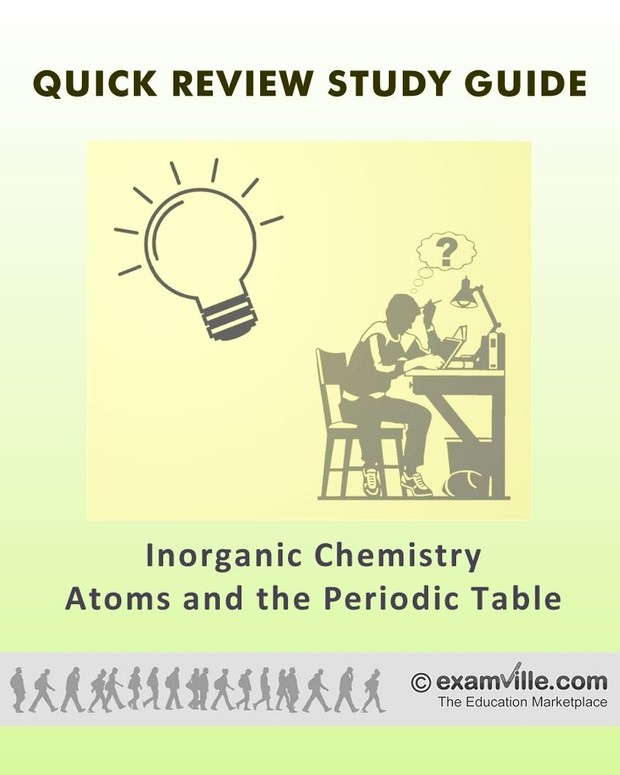 Atoms and the Periodic Table (Inorganic Chemistry Quick Facts)