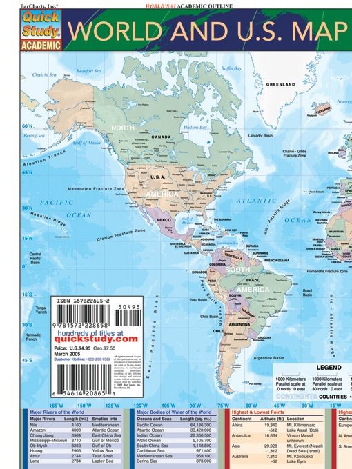 World & U.S. Map