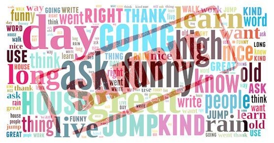 First Grade Sight Words (Word Cloud Image)