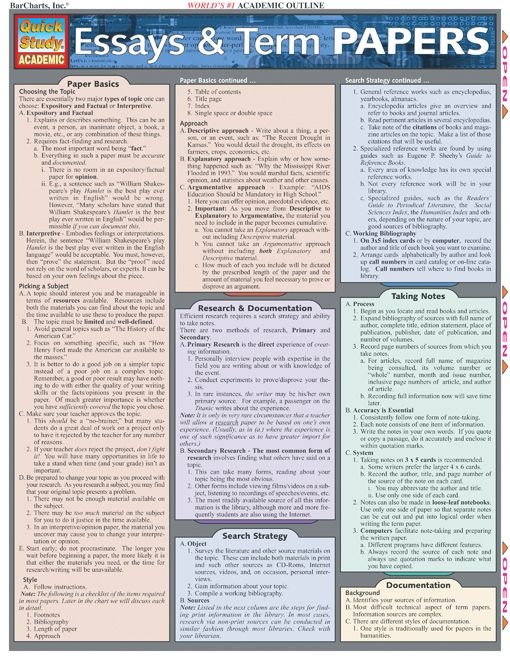 Essays & Term Papers