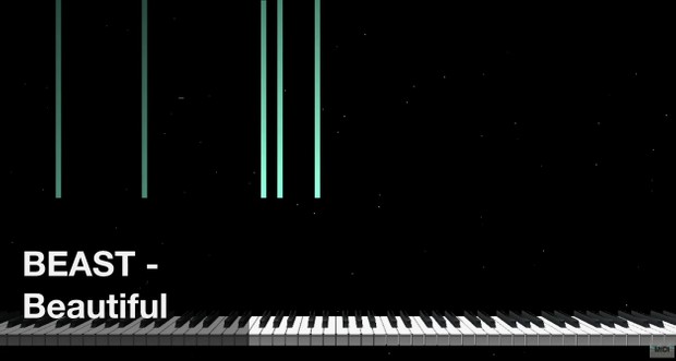 【미디 MIDI】 비스트 BEAST - Beautiful | MIDI makernect