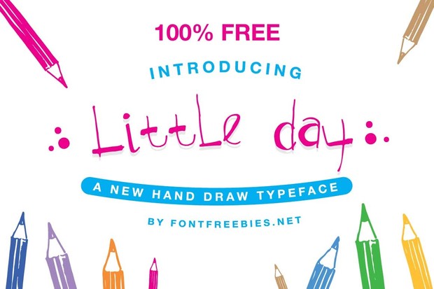 Free Font Little Day Typeface