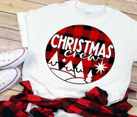 Plaid Christmas Crew Svg Dxf Eps Png Jpg Pdf Shortsandlemons Com