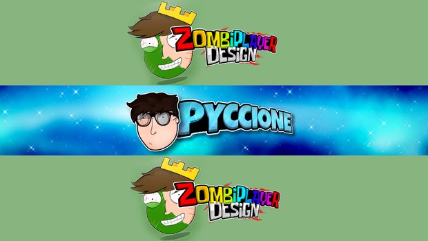 Banner + CartoonHead 2D