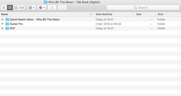 Who Bit The Moon - Digital Tab-Book (Guitar)
