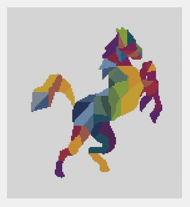 Cross Stitch PDF Horse