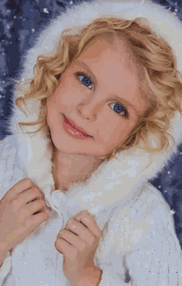 Transform your photo into cross stitch pattern